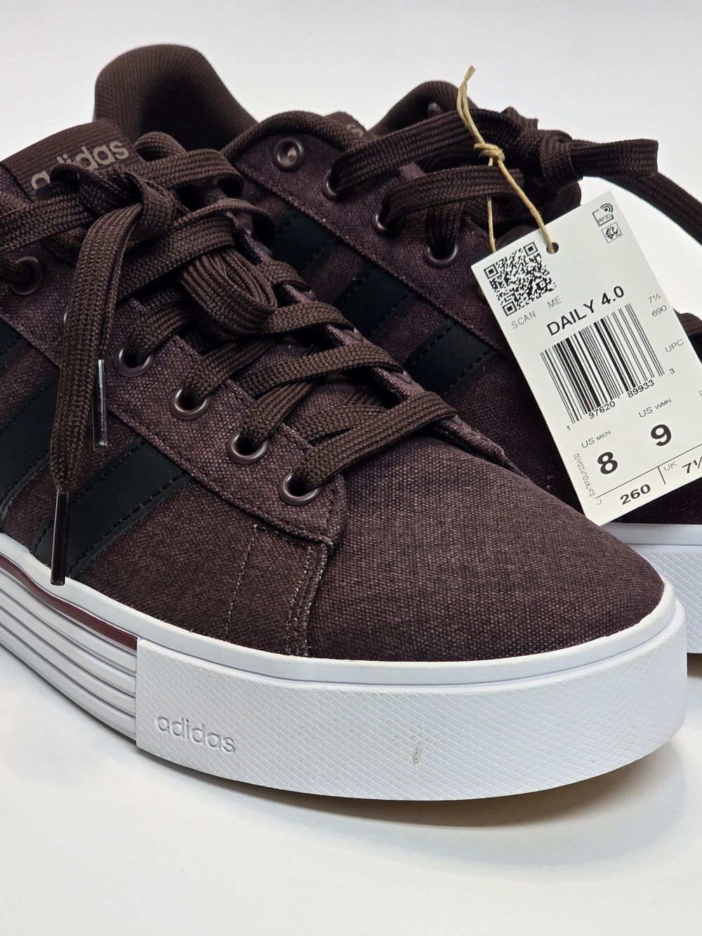 adidas Daily 4.0 Men's Casual Sneakers in Dark Brown